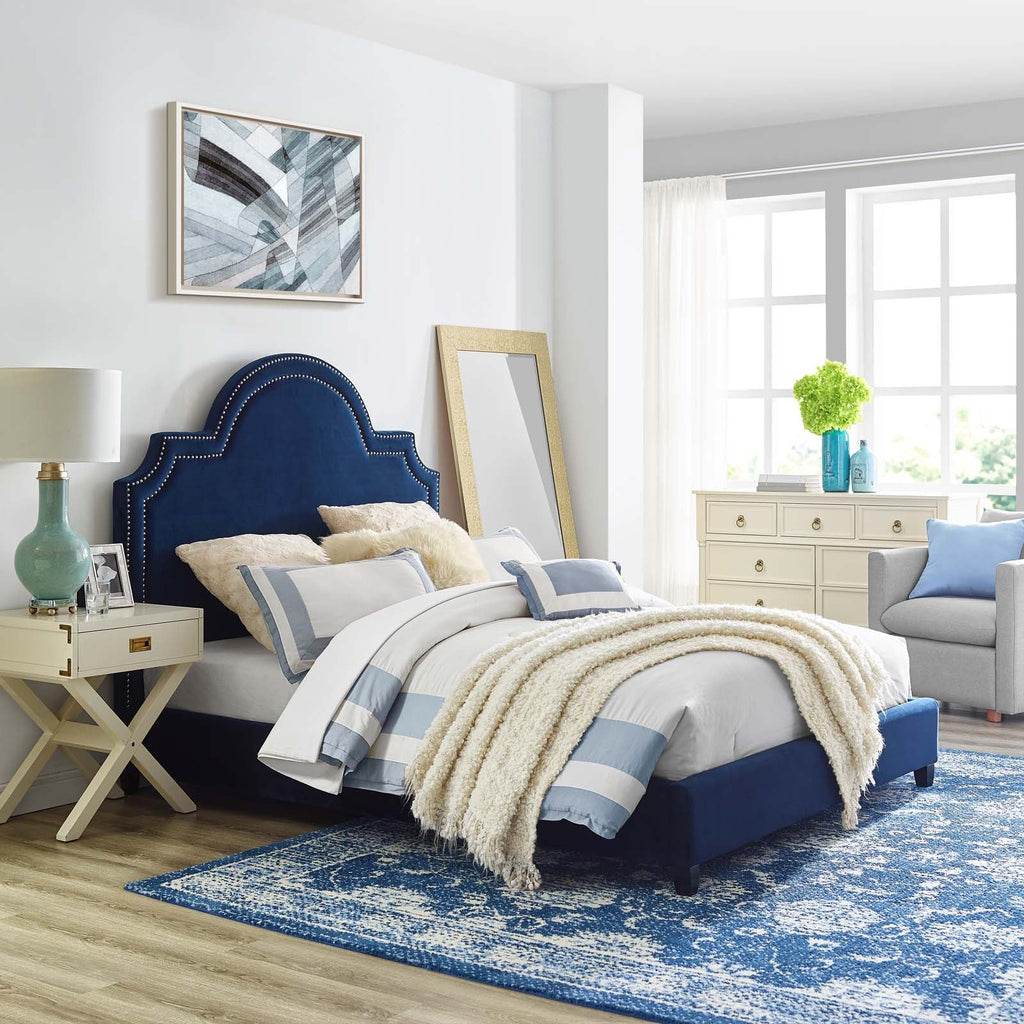 Primrose Performance Velvet Queen Platform Bed by Modway