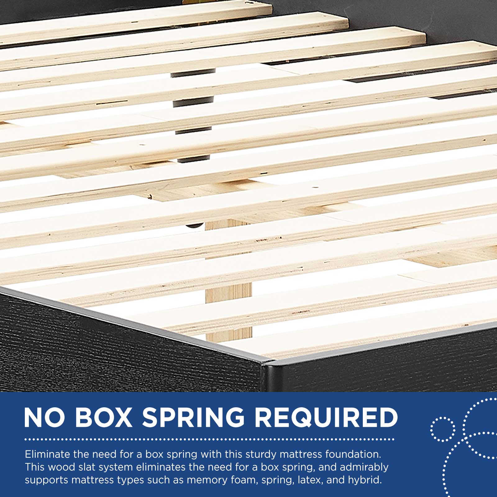 Sierra Cane and Wood King Platform Bed With Splayed Legs by Modway