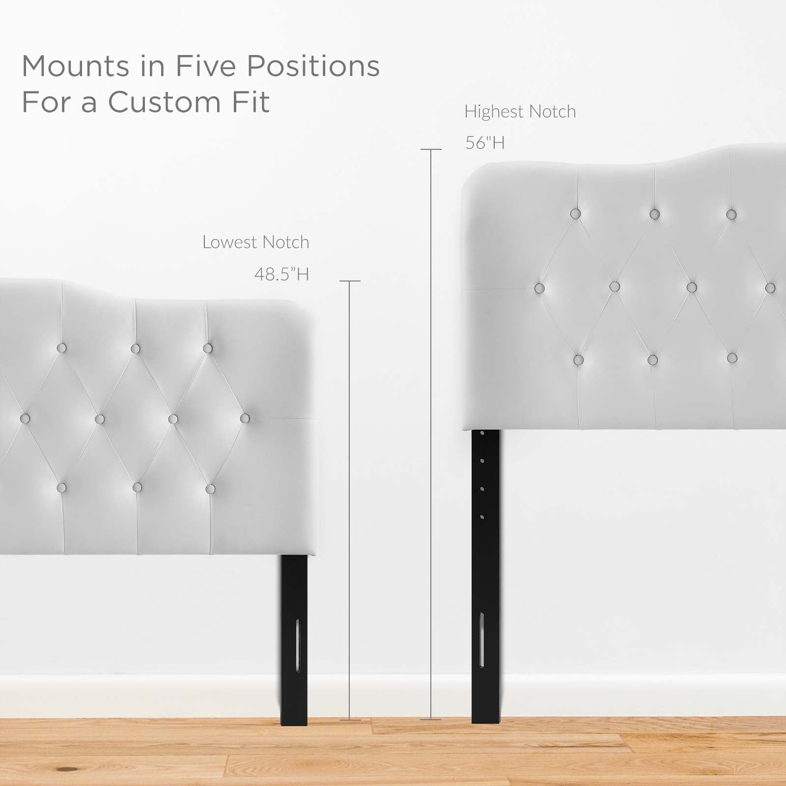 Annabel Upholstered Vinyl Queen Headboard by Modway