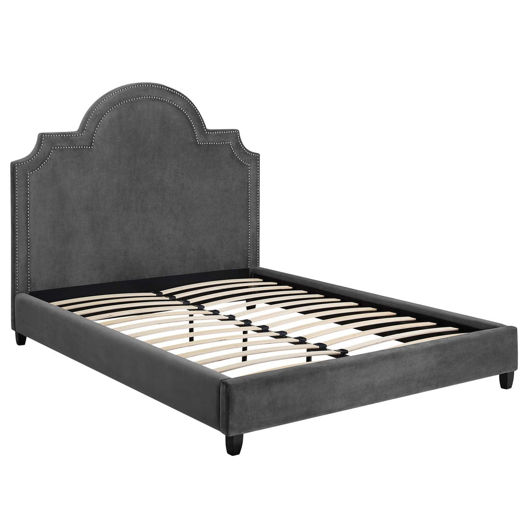 Primrose Performance Velvet Queen Platform Bed by Modway