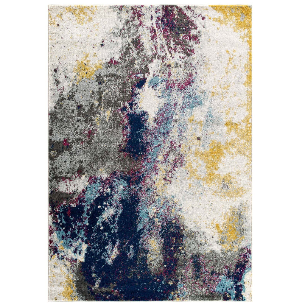 Entourage Adeline Contemporary Modern Abstract 8x10 Area Rug by Modway