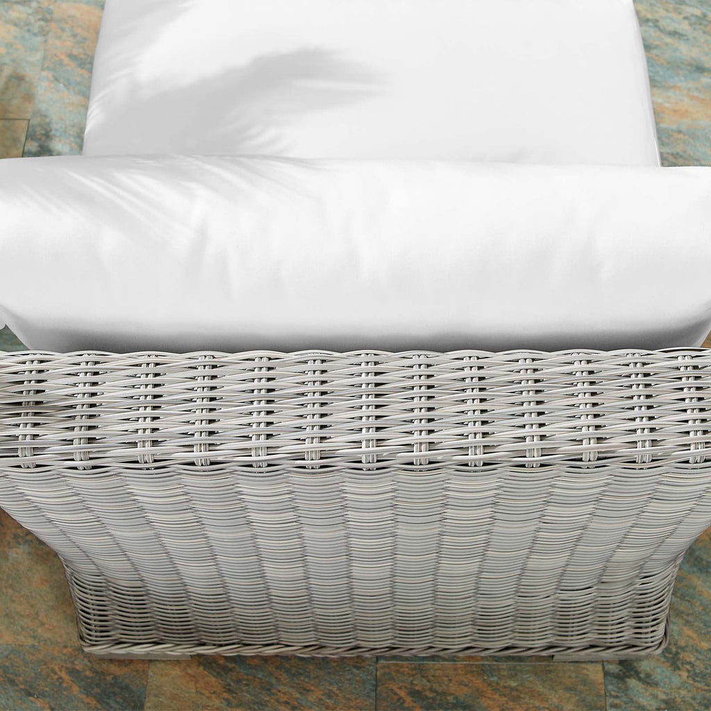Conway Sunbrella¨ Outdoor Patio Wicker Rattan Armless Chair by Modway