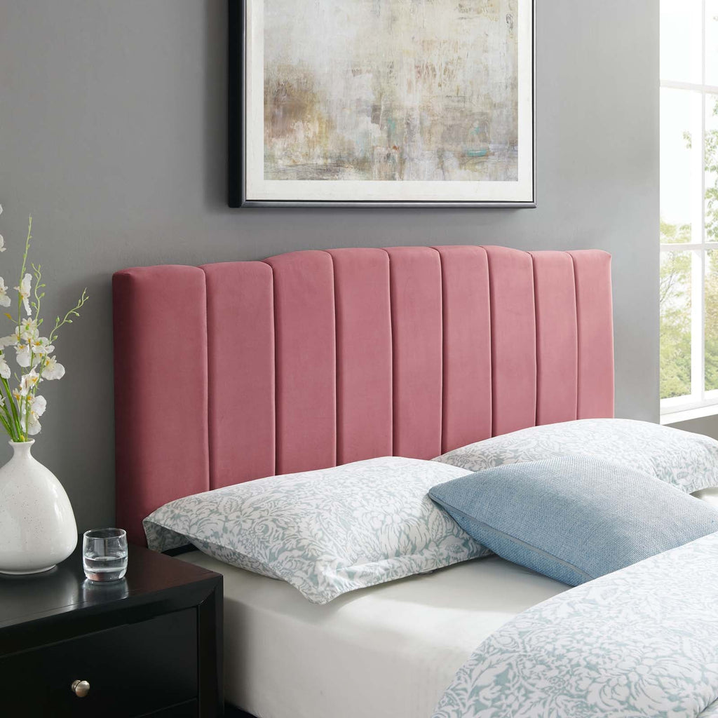 Camilla Channel Tufted Performance Velvet King/California King Headboard by Modway