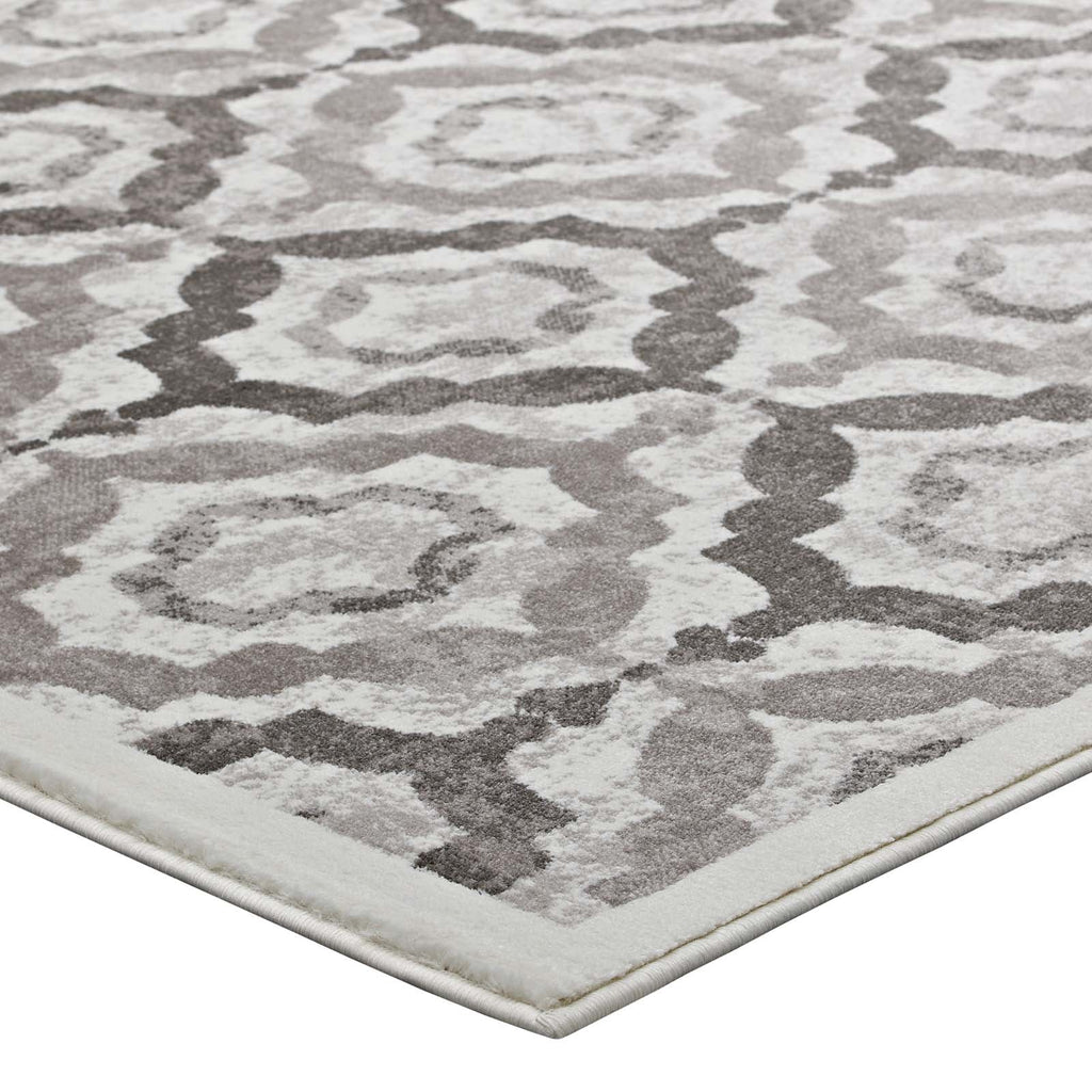 Kalinda Rustic Vintage Moroccan Trellis 8x10 Area Rug by Modway