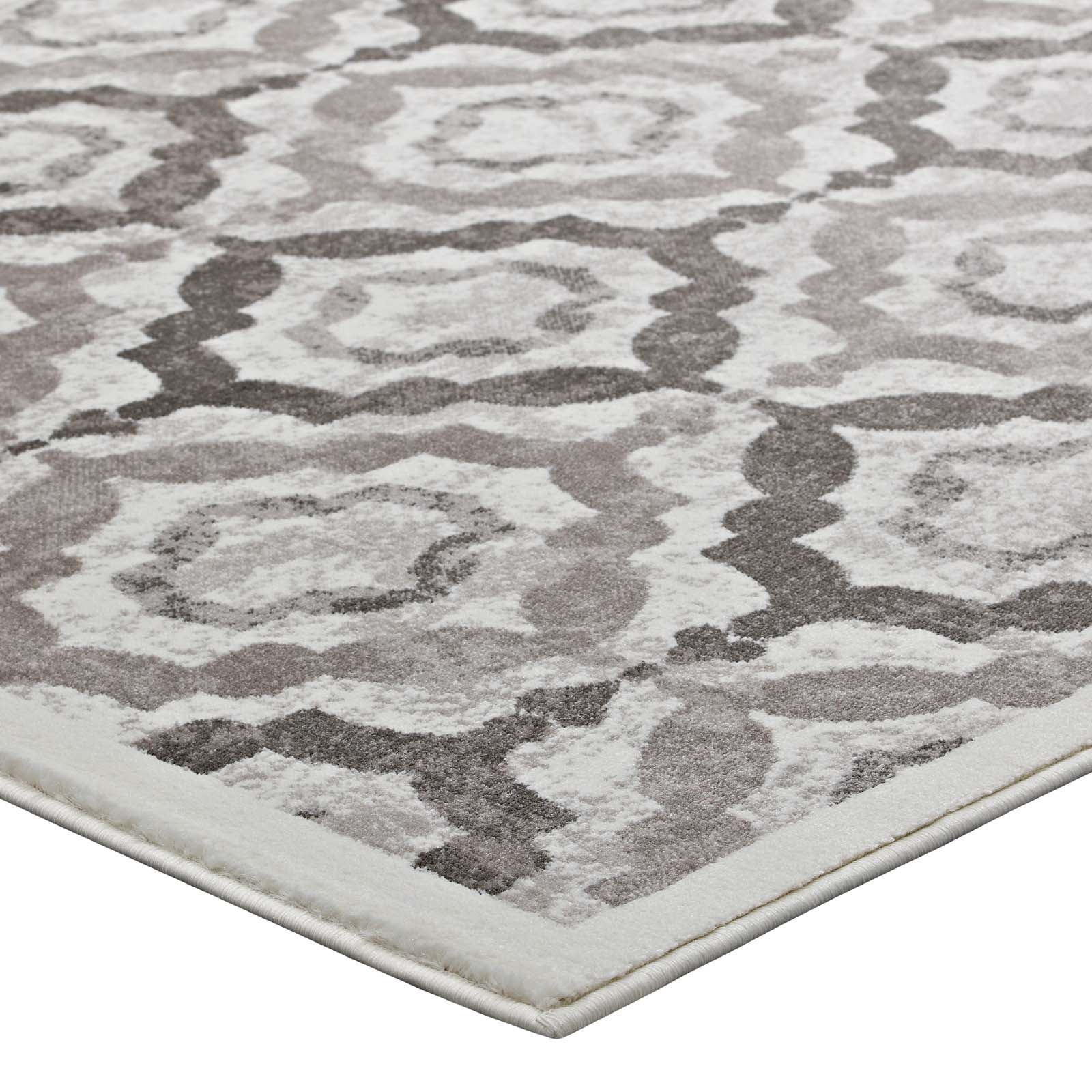 Kalinda Rustic Vintage Moroccan Trellis 8x10 Area Rug by Modway