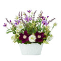 13"  Mixed Flower Artificial Arrangement in Decorative Vase