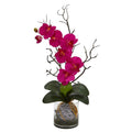 Phalaenopsis Orchid Artificial Arrangement in Vase