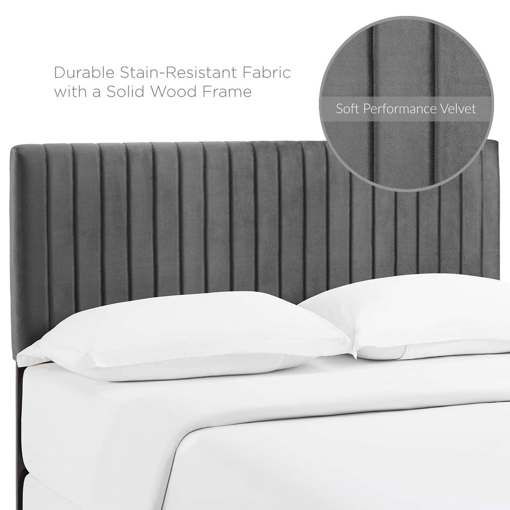 Keira Performance Velvet Full / Queen Headboard by Modway