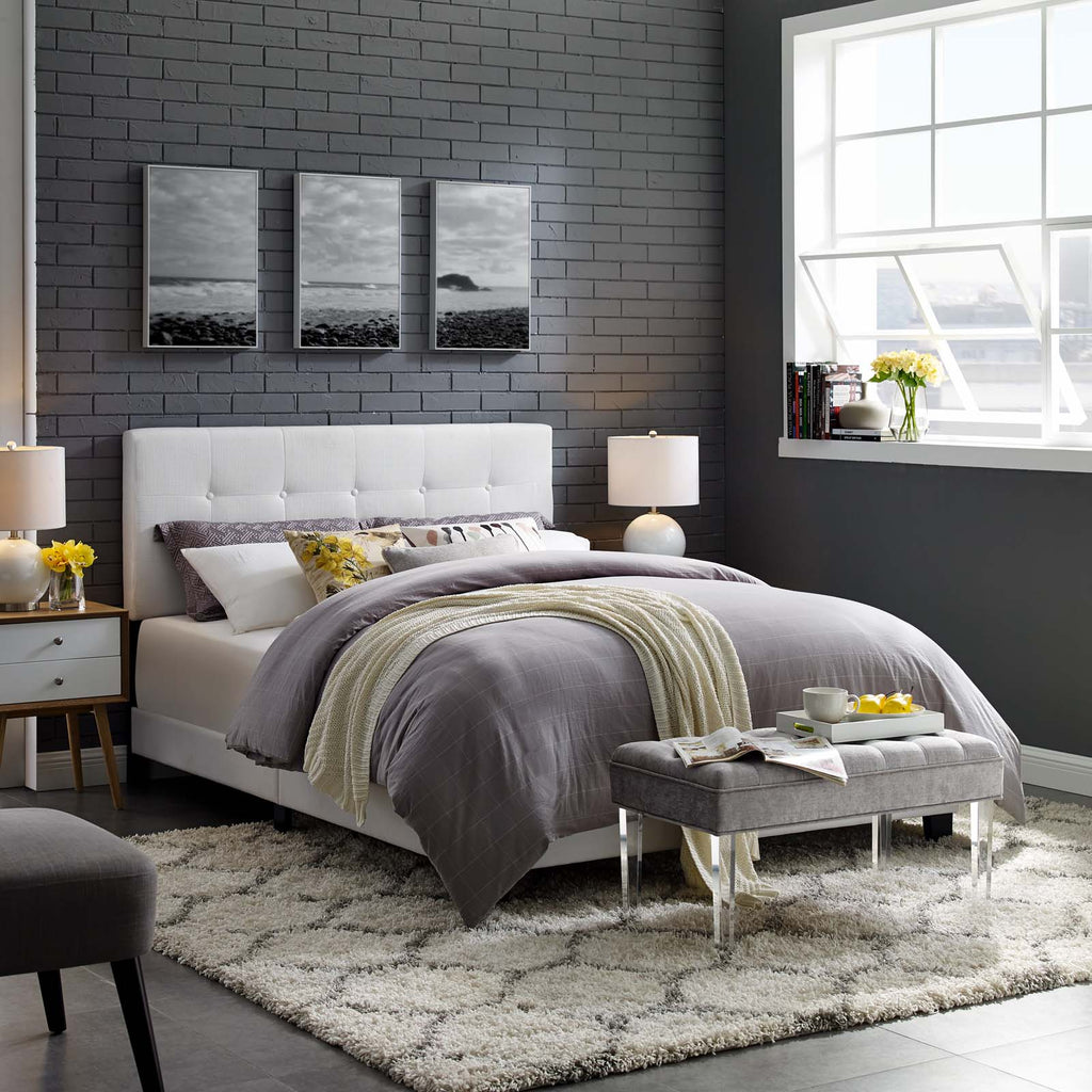 Amira Upholstered Fabric Queen Bed by Modway