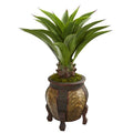 40"  Agave Artificial Plant in Decorative Planter