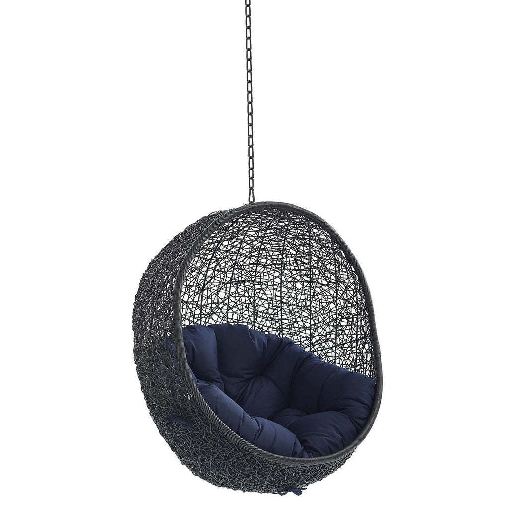 Encase Sunbrella¨ Fabric Swing Outdoor Patio Lounge Chair Without Stand by Modway