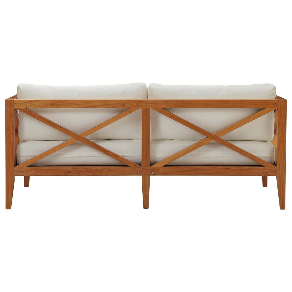 Northlake Outdoor Patio Premium Grade A Teak Wood Sofa by Modway