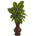 31"  Evergreen Artificial Plant in Decorative Planter (Real Touch)