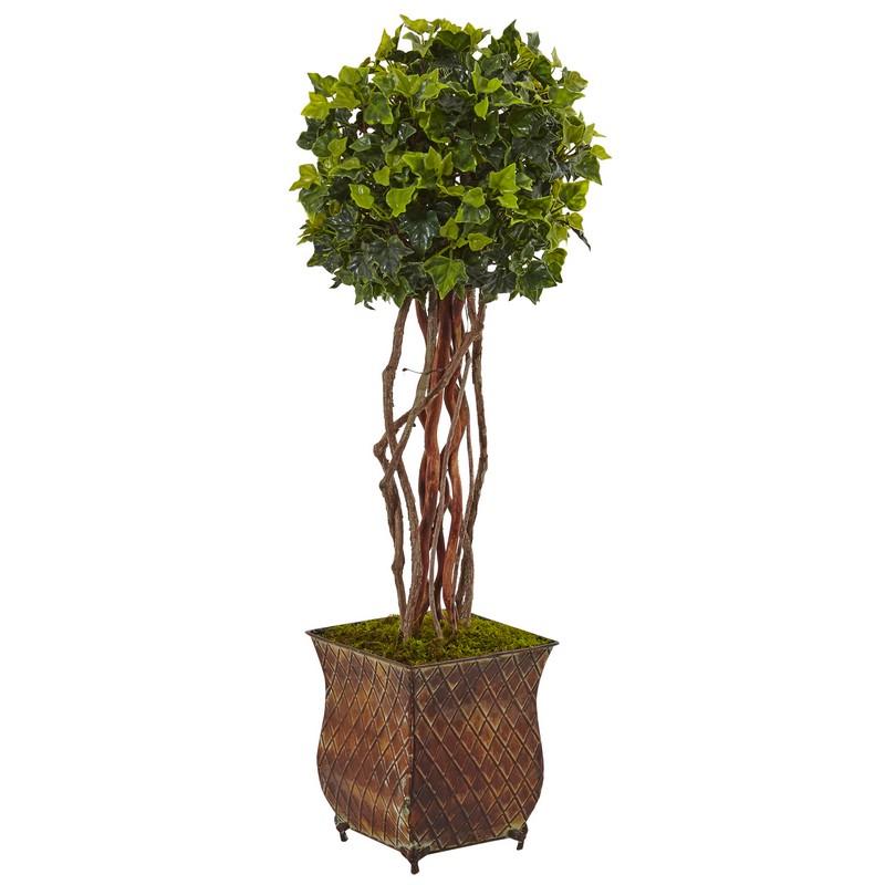 30"  English Ivy Tree in Planter UV Resistant (Indoor/Outdoor)