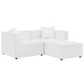Saybrook Outdoor Patio Upholstered Loveseat and Ottoman Set by Modway