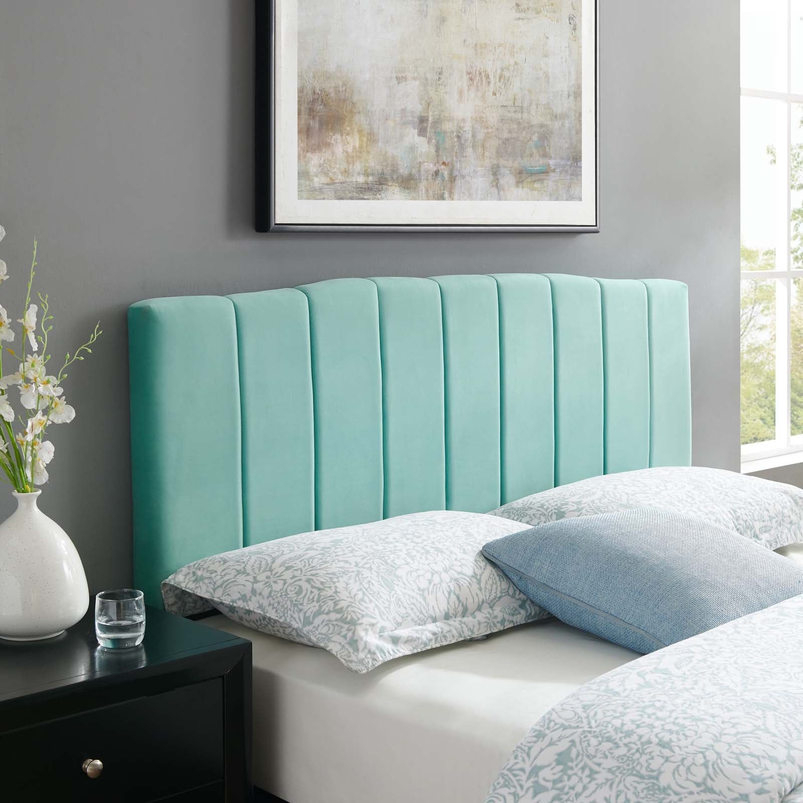 Camilla Channel Tufted Performance Velvet King/California King Headboard by Modway