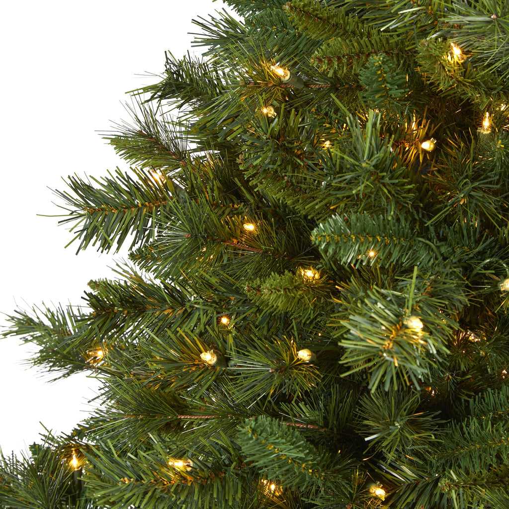 6' Wyoming Mixed Pine Artificial Christmas Tree with 450 Clear Lights