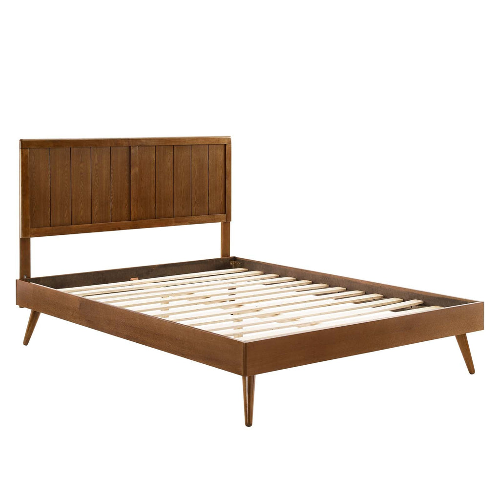 Alana Wood Full Platform Bed With Splayed Legs by Modway