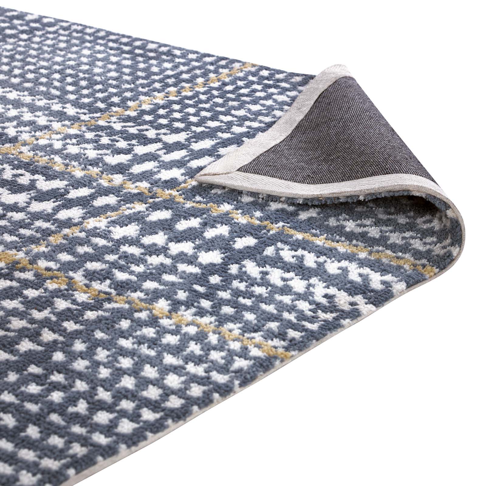 Kaja Abstract Plaid 5x8 Area Rug by Modway