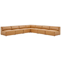 Mingle 7-Piece Vegan Leather Sectional Sofa by Modway