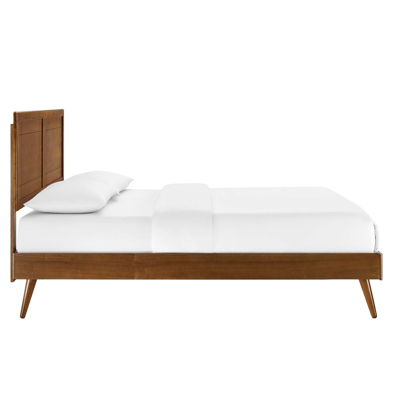 Marlee Wood Full Platform Bed With Splayed Legs by Modway
