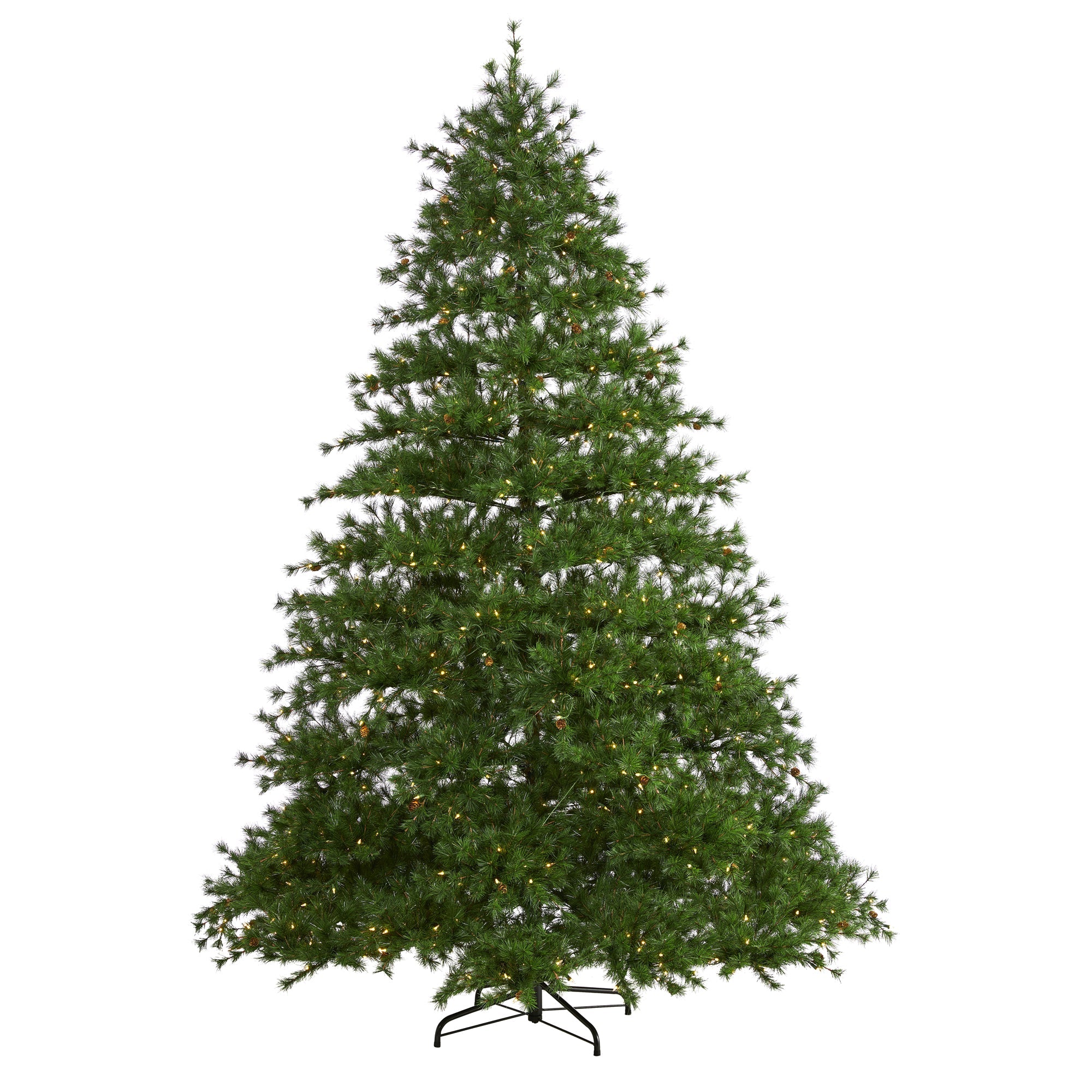 9' Colorado Mountain Pine Artificial Christmas Tree with 650 Clear Lights