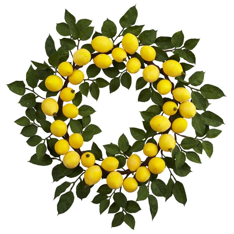 24'' Lemon Wreath