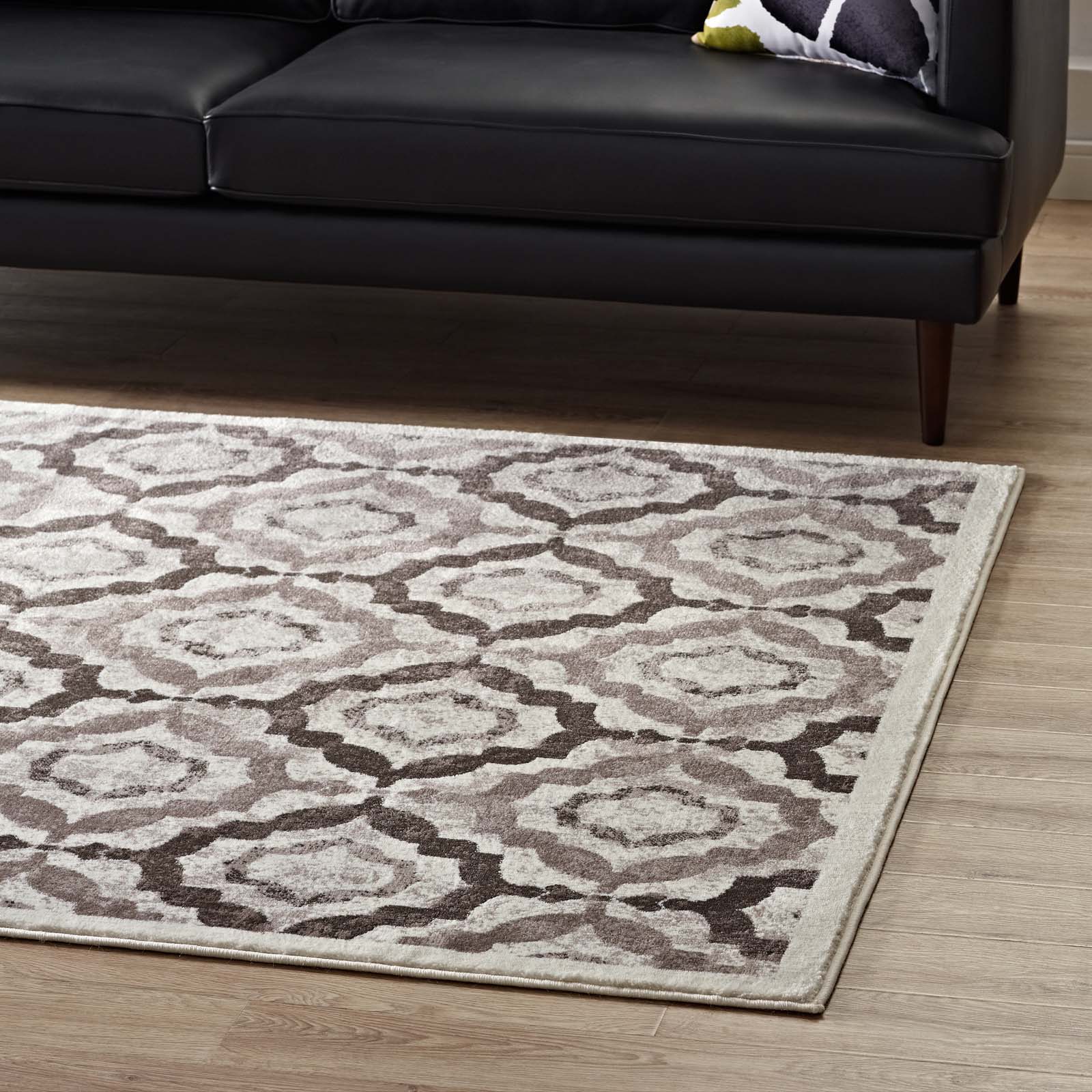 Kalinda Rustic Vintage Moroccan Trellis 8x10 Area Rug by Modway