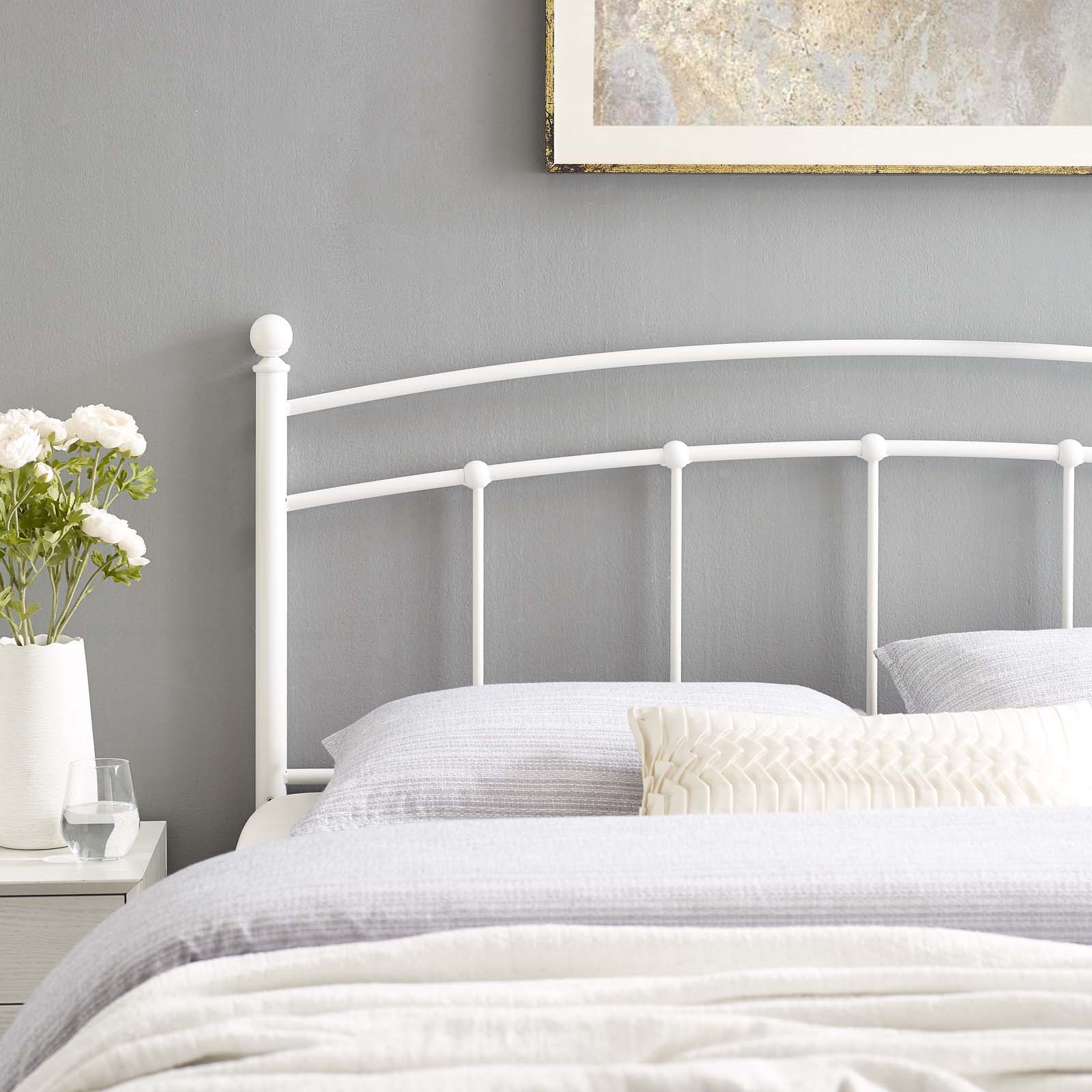Abigail Metal King Headboard by Modway