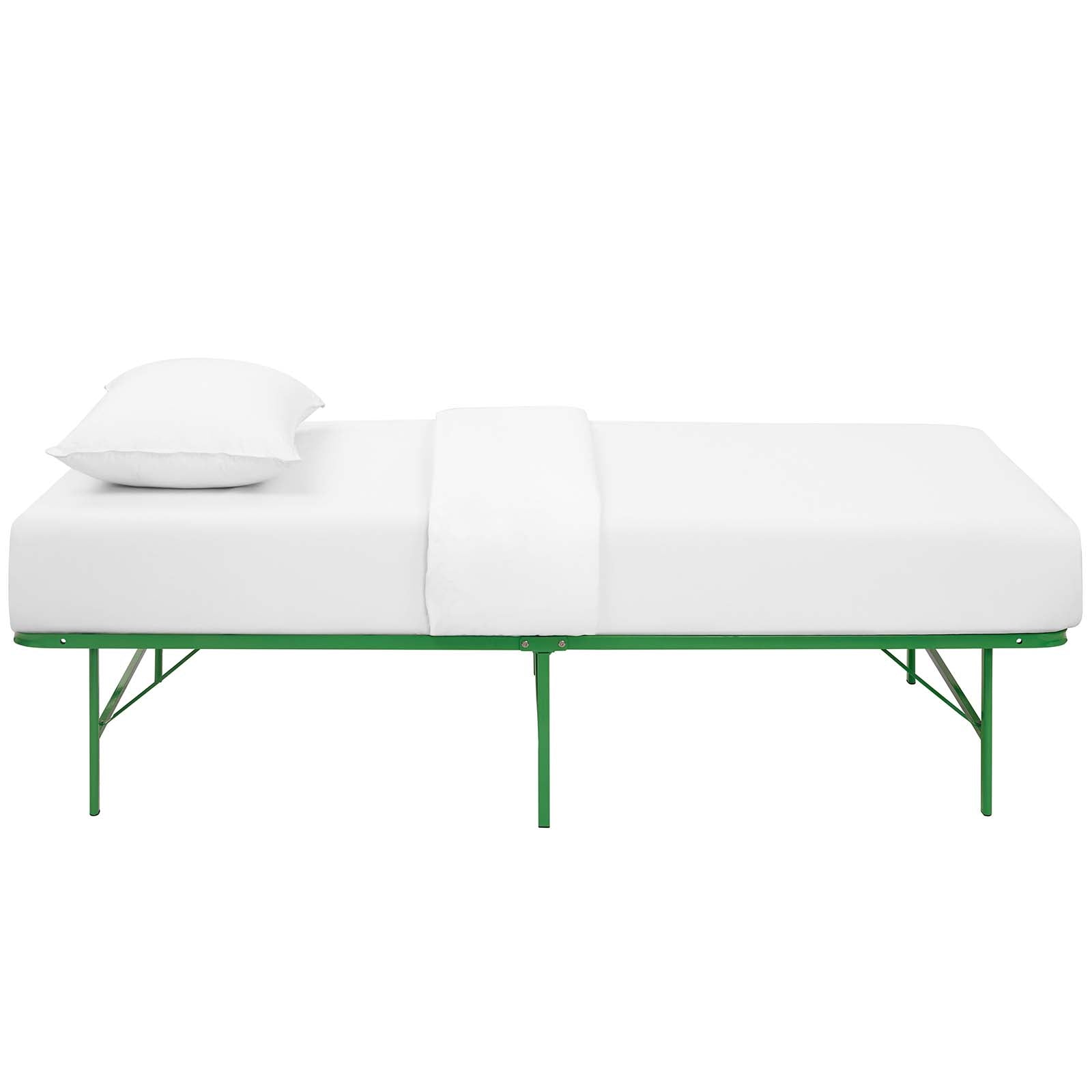 Horizon Stainless Steel Twin Bed Frame by Modway