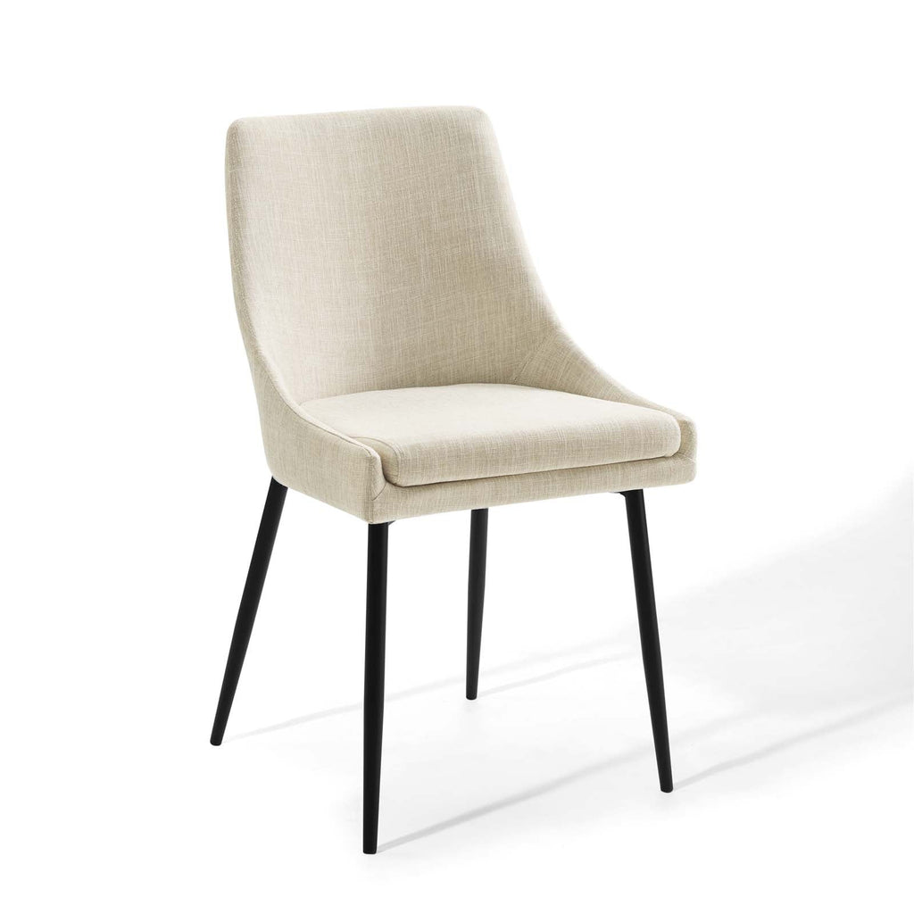 Viscount Upholstered Fabric Dining Chairs Set of 2 by Modway