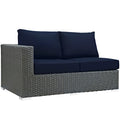 Sojourn Outdoor Patio Sunbrella¨ Left Arm Loveseat by Modway