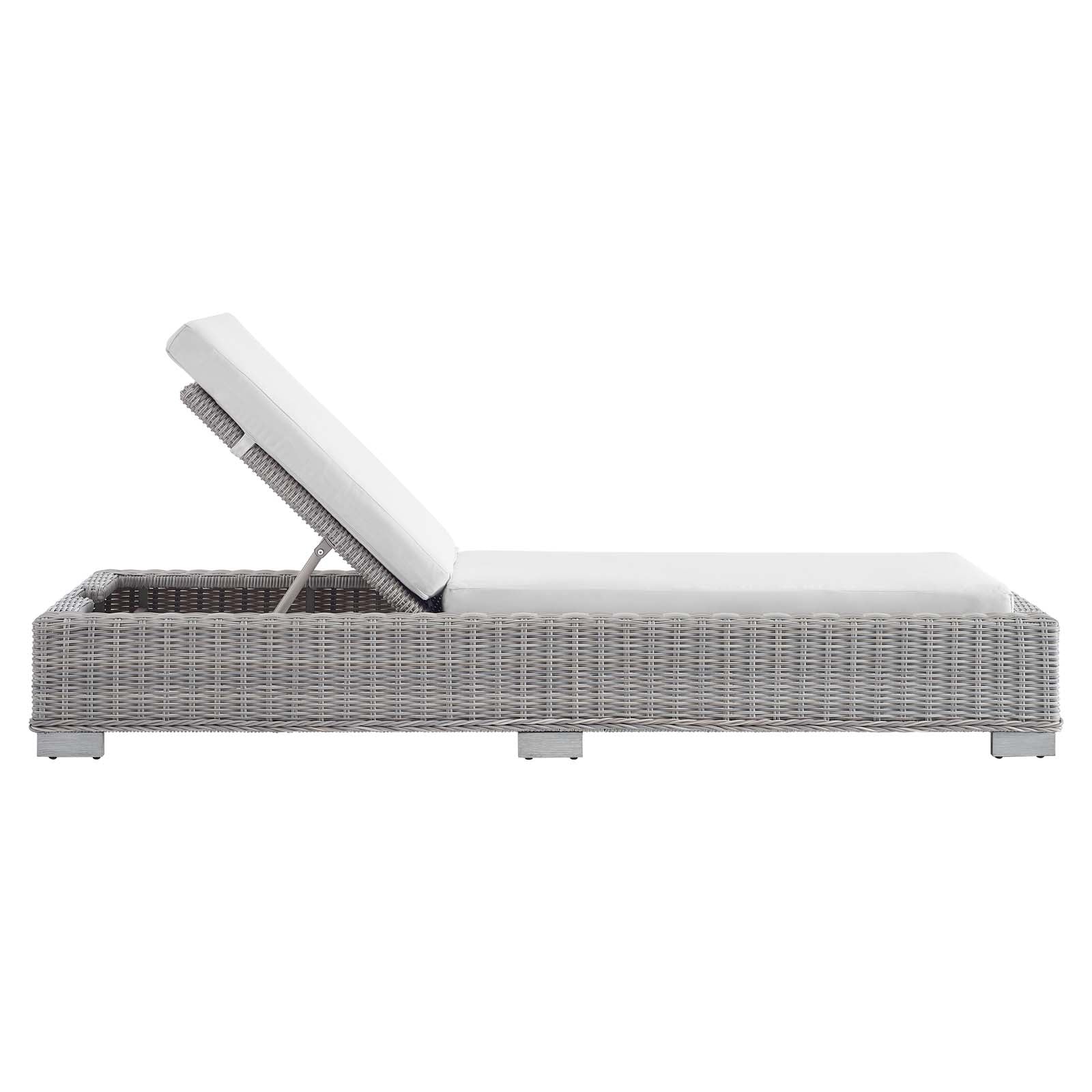 Conway Sunbrella¨ Outdoor Patio Wicker Rattan Chaise Lounge by Modway