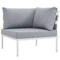 Harmony Outdoor Patio Aluminum Corner Sofa by Modway