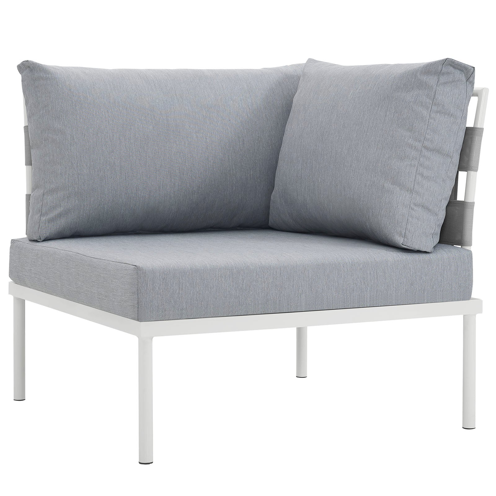 Harmony Outdoor Patio Aluminum Corner Sofa by Modway