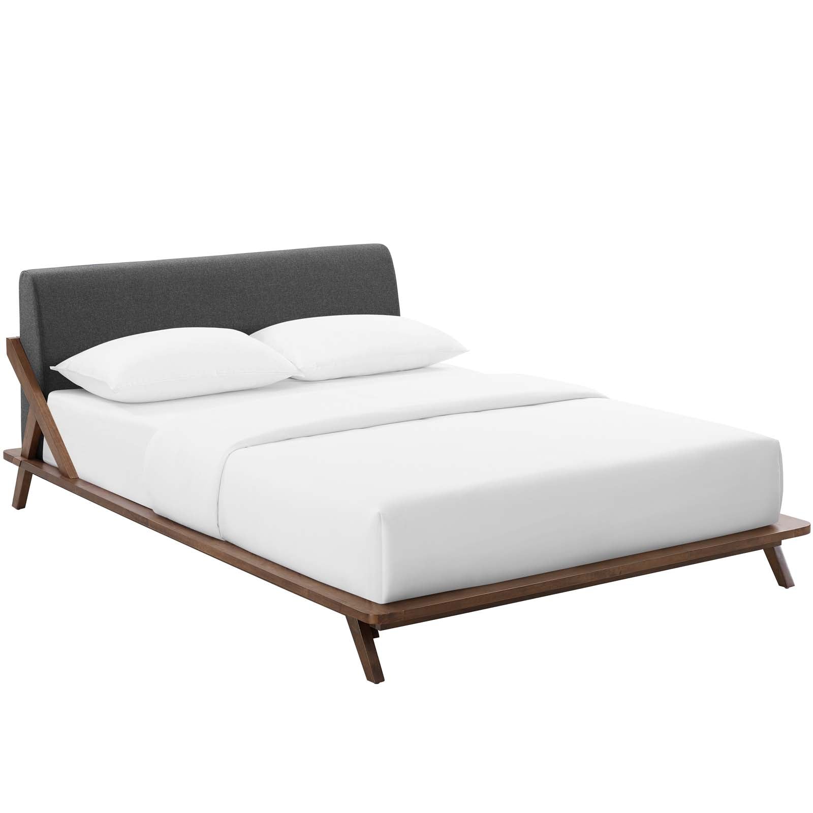 Luella Upholstered Fabric Queen Platform Bed by Modway