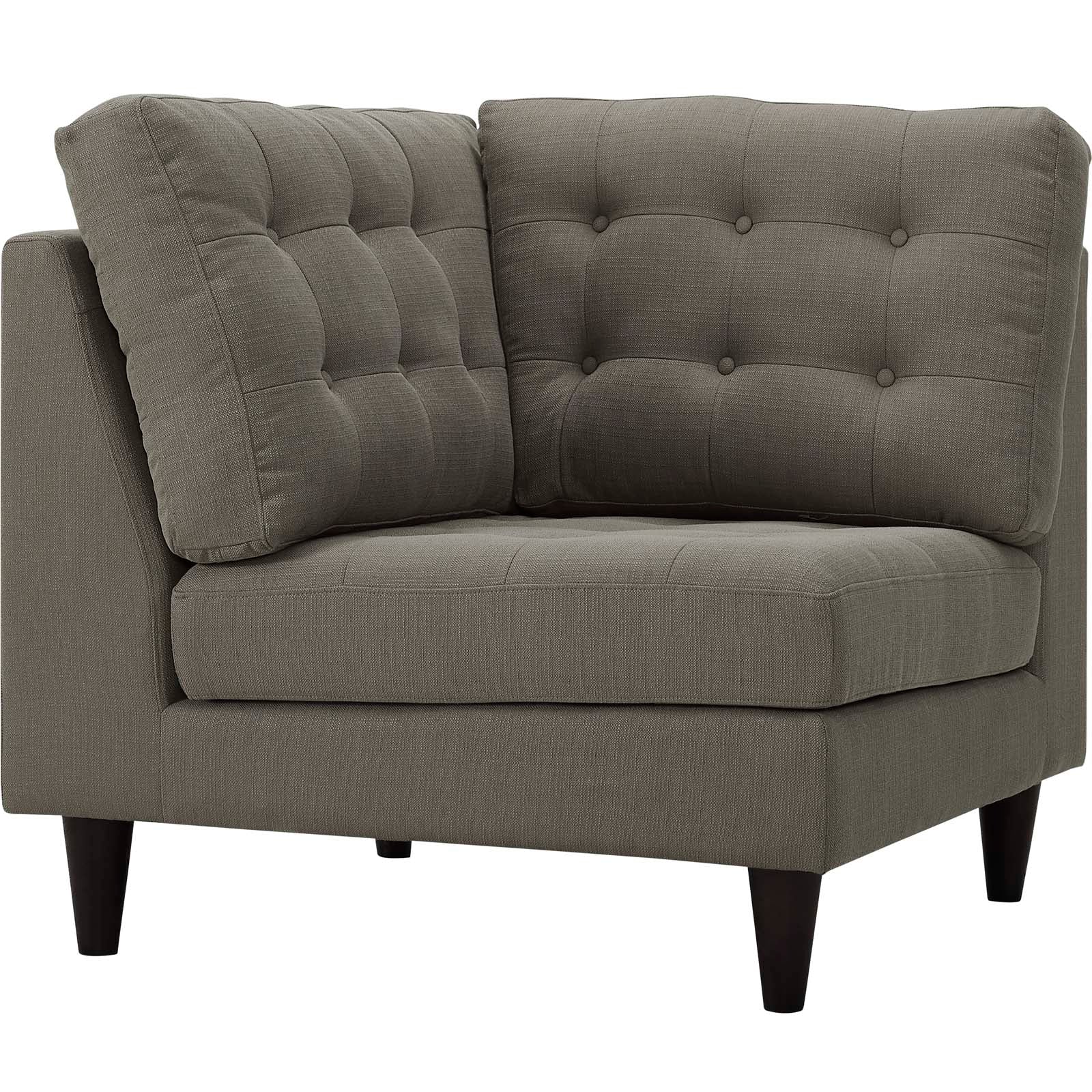 Empress Upholstered Fabric Corner Sofa by Modway