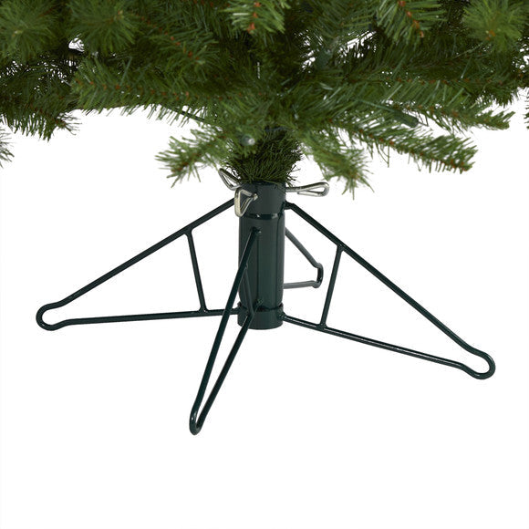 6' Springfield Artificial Christmas Tree with 300 Warm Clear Lights / 596 Tips
