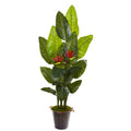 75"  Bird of Paradise Artificial Plant in Planter (Real Touch)
