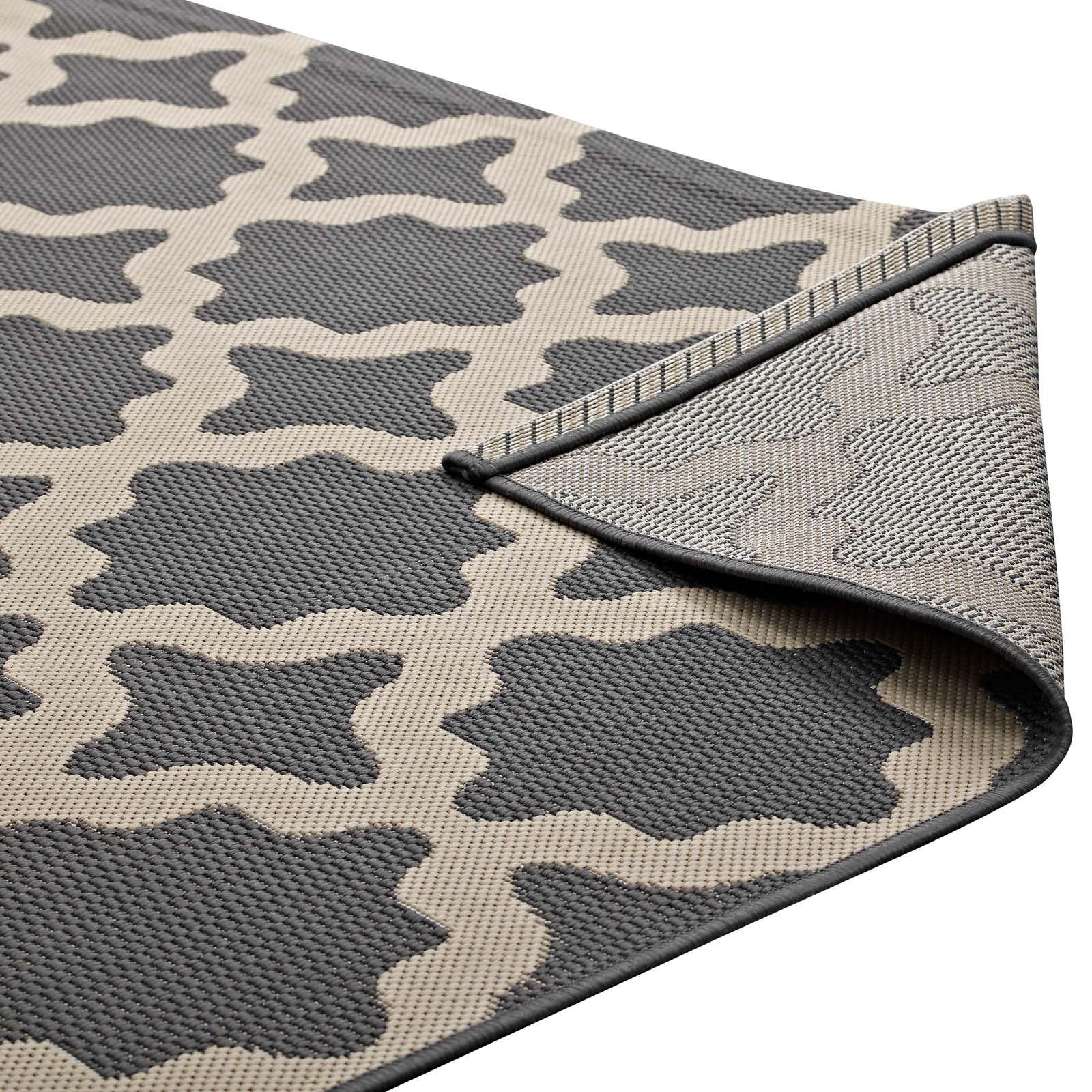 Cerelia Moroccan Trellis Indoor and Outdoor 5x8 Area Rug by Modway