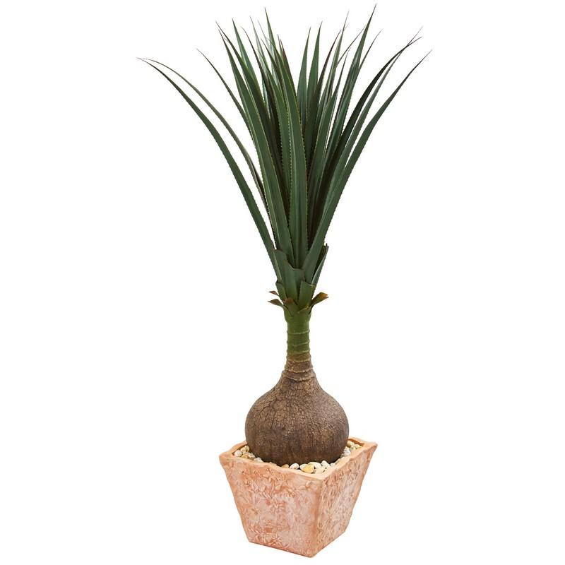 58"  Yucca Artificial Plant in Terra Cotta Planter