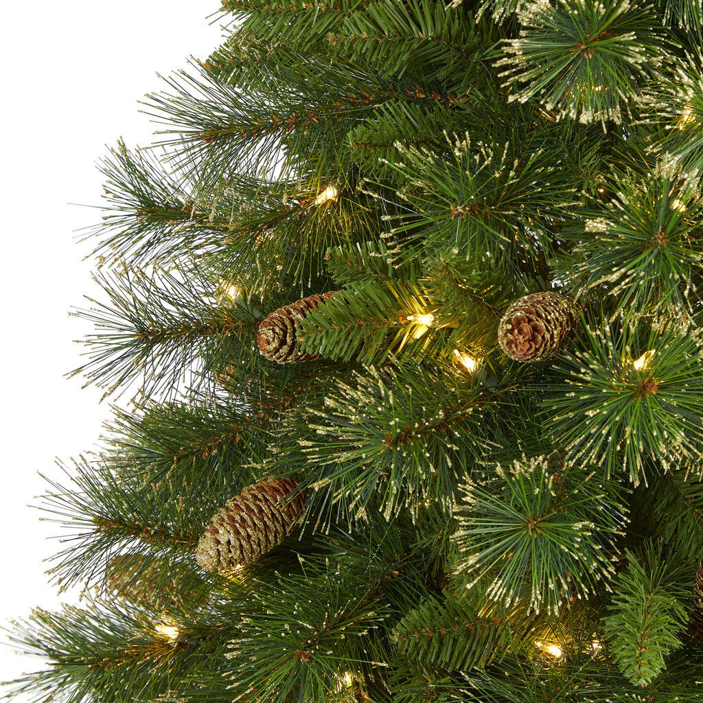 6' Golden Tip Washington Pine Artificial Christmas Tree with 250 Clear Lights