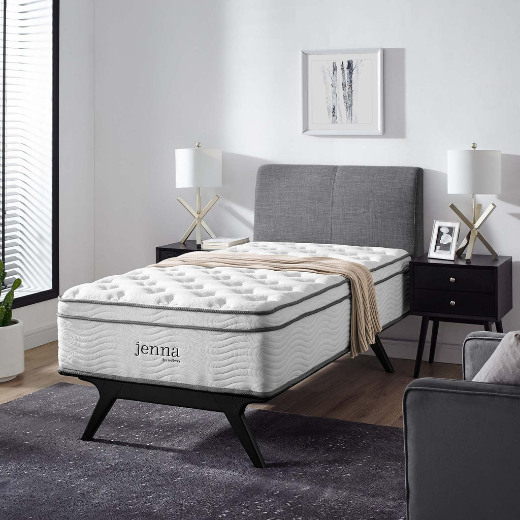 Jenna 14" Innerspring and Foam Twin Mattress by Modway