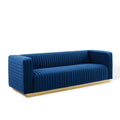 Charisma Channel Tufted Performance Velvet Living Room Sofa by Modway