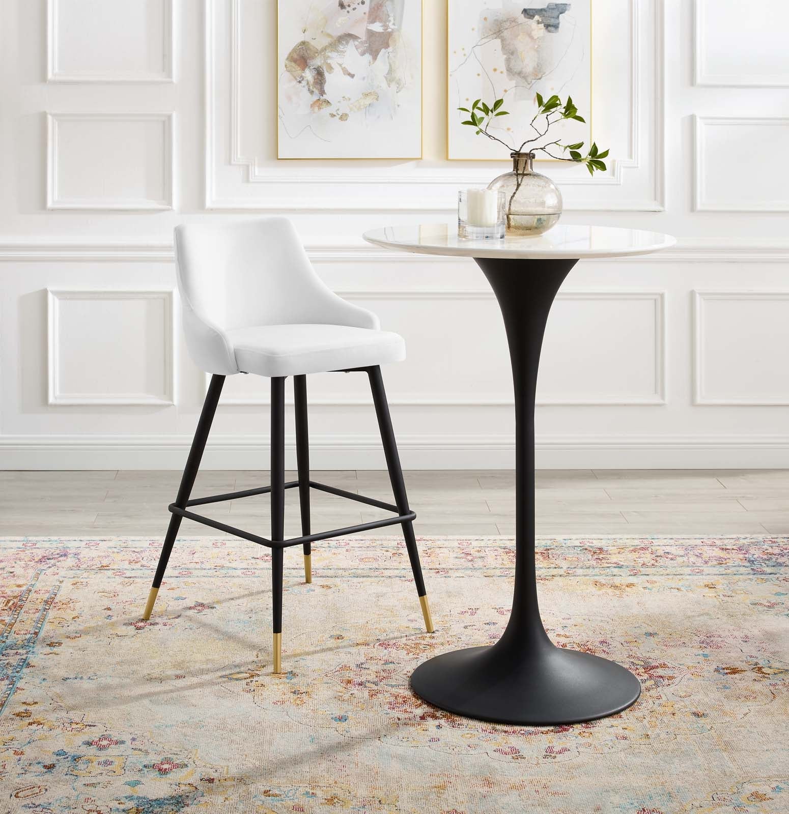 Adorn Performance Velvet Bar Stool by Modway
