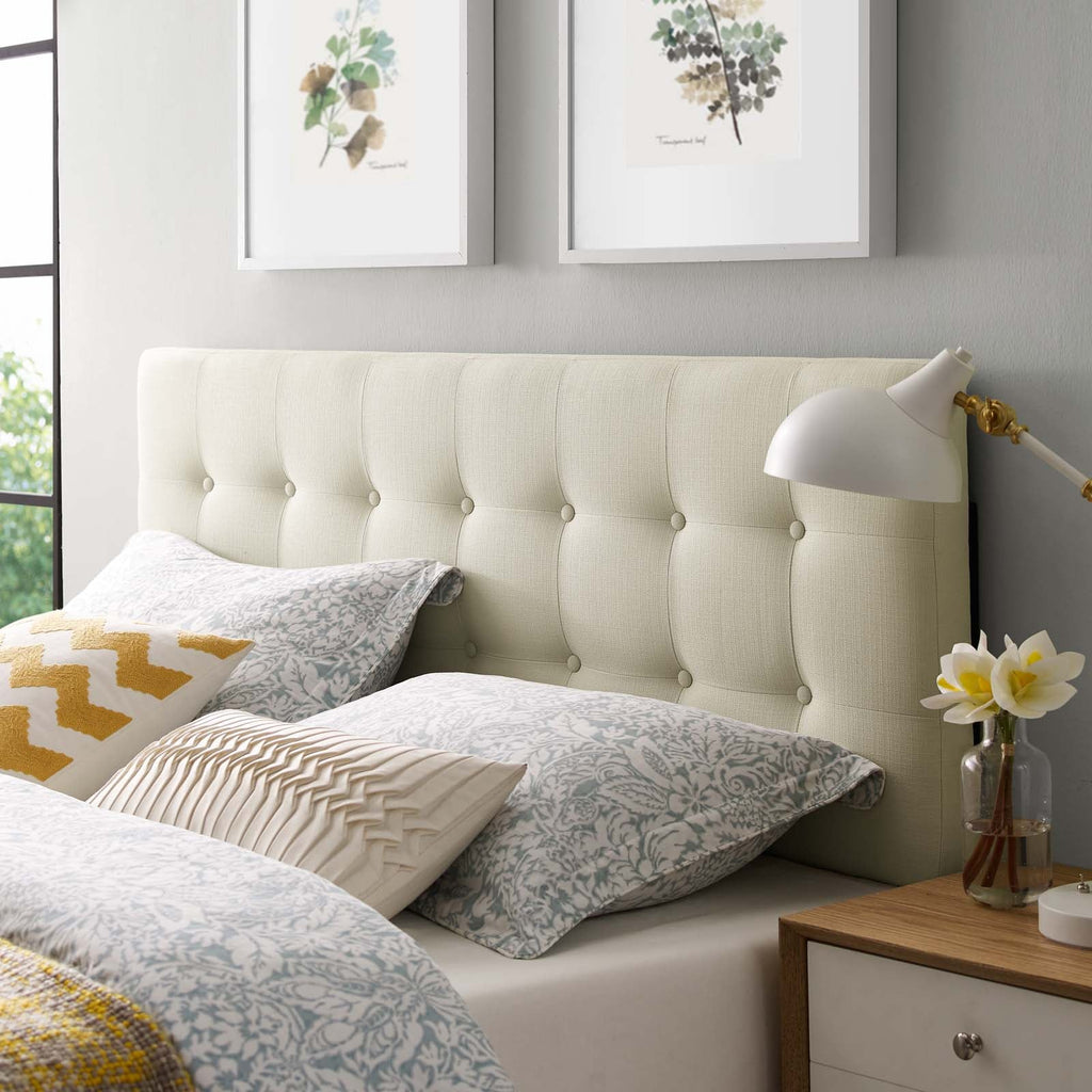 Emily Upholstered Fabric King Headboard by Modway