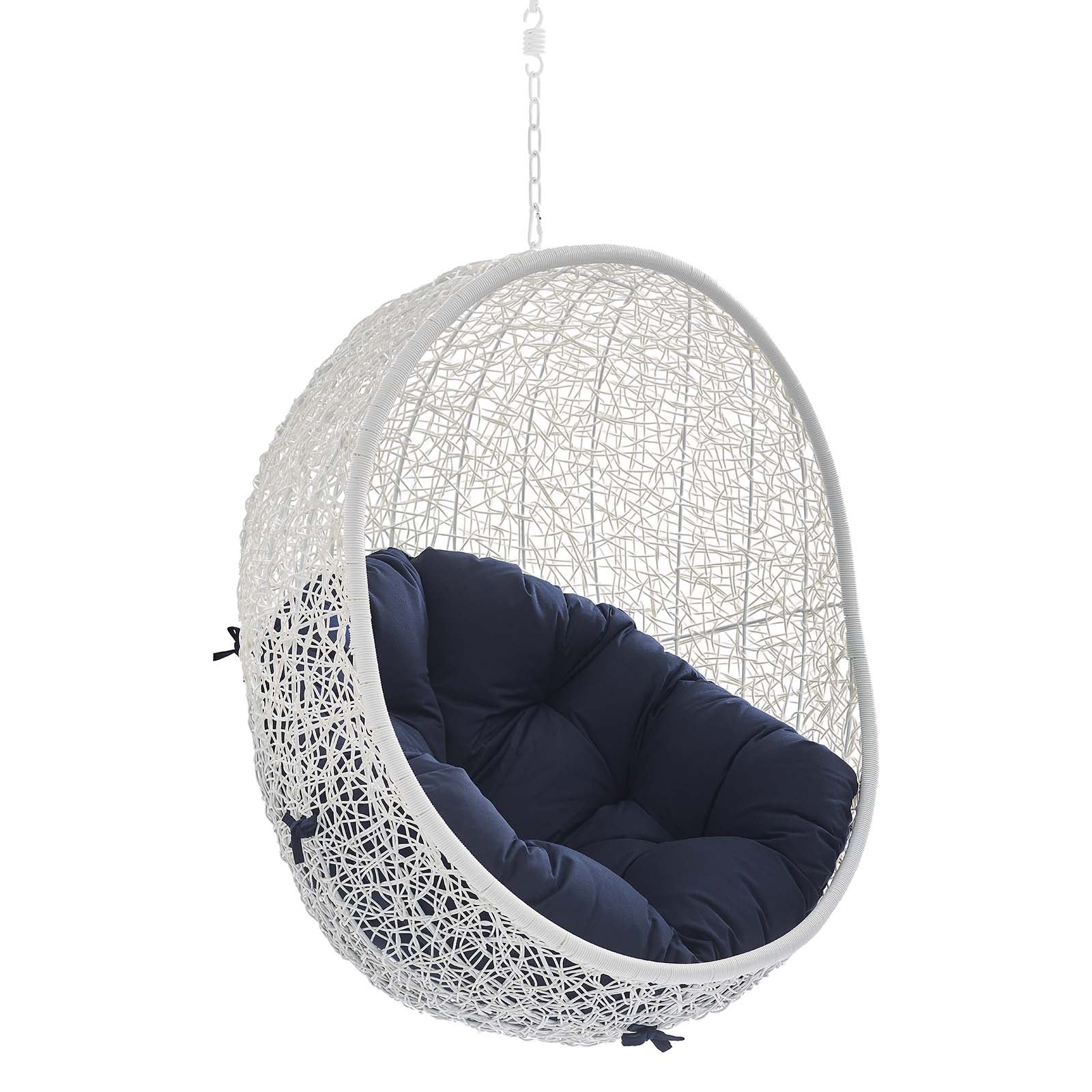 Hide Sunbrella¨ Fabric Swing Outdoor Patio Lounge Chair Without Stand by Modway