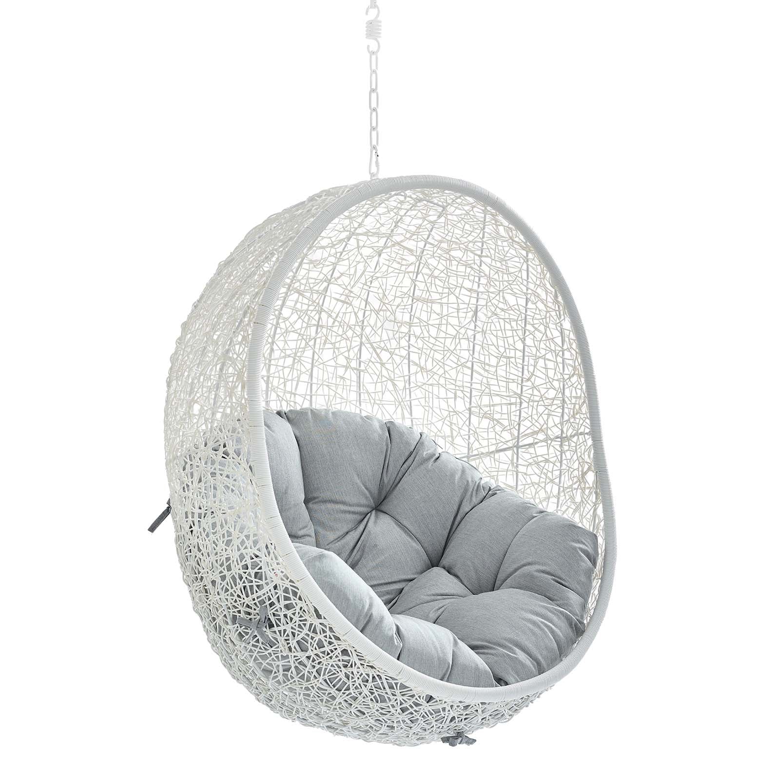 Hide Sunbrella¨ Fabric Swing Outdoor Patio Lounge Chair Without Stand by Modway