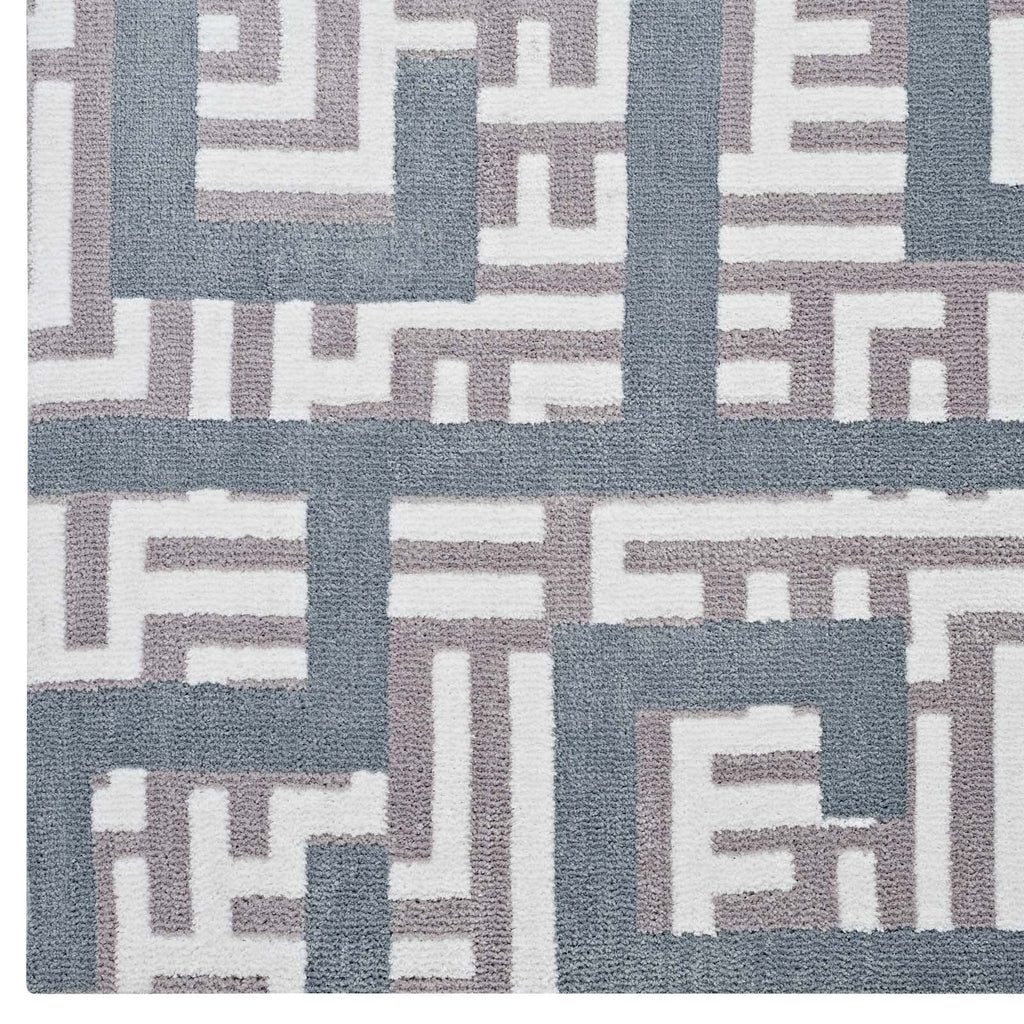 Nahia Geometric Maze 5x8 Area Rug by Modway