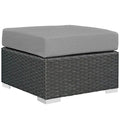 Sojourn Outdoor Patio Sunbrella¨ Ottoman by Modway